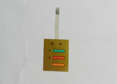 Druckknopf-flexibler Membran-Platten-Schalter mit LED, Dünnfilm-Schalter
