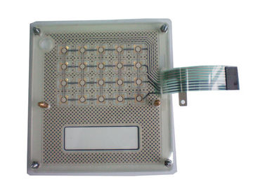 LED-Membranschalter-Platte, Tasthaube und von hinten beleuchtete Tastatur