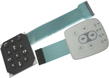 Einzelner Tastatur PWB-Membranschalter, der mit Rein-Zinn Überzug Schlüssel-prägt