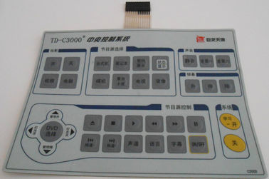 Mikrowellen-Ofen-Membranschalter-und Hintergrundbeleuchtungs-Membran-Tastatur mit Metallhaube