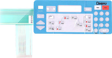 Multi Touch Screen von hinten beleuchtete Membranschalter-Platte, Membran-Tastatur-Schalter