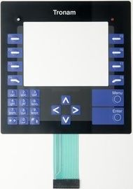 PWB-Membranschalter-Platte tastatur SMD LED/LCD 3M468MP Gummi, Ohm 100mA 10M