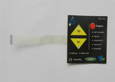 Strukturierter LED Membran-taktilBerührungsschalter des Polyester-Metallhauben-Druckknopf-