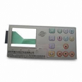 PC Digital-Tastatur-Silikonkautschuk-Membranschalter, EL-Anzeigen-von hinten beleuchtete Tastatur