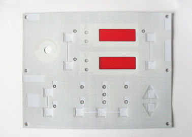 Glatter von hinten beleuchteter Membranschalter des Fenster-LED FPC/PWB/Silikonkautschuk für Ausrüstung