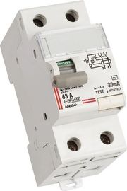 63A, 80A, residuell gegenwärtiger sicherer Leistungsschalter 6KA elektrisches IEC60898-1 100A 2P
