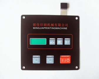 Flexible Membranschalter-Tastatur des Fingerspitzentablett-LED für Fernbedienung