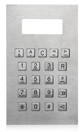 Unzerstörbare Zugangs-Tastatur der Tür-RS232 mit von hinten beleuchteten Schlüsseln, Tastatur PS2