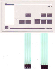 Wasserdichte FPC-Tastmembranschalter-Tastatur-Hintergrundbeleuchtung für medizinische Ausrüstung