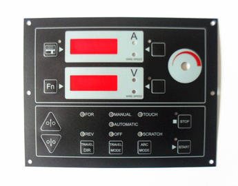 Glatter von hinten beleuchteter Membranschalter des Fenster-LED FPC/PWB/Silikonkautschuk für Ausrüstung