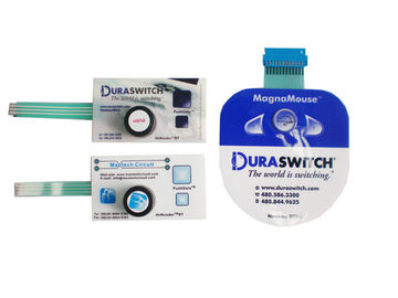 Wasserdichte Membran-Schlüsselschalter 3Ms Dura/überlagerte Membranschalter