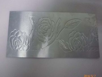 Hohe Poliermetall-Namensschilds/verzinnten Blatt mit geschnitztem Diamant-Streifen