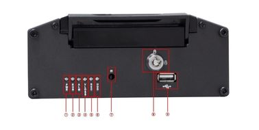 Unterstützung Wifi, mobiler DVR Recorder MDVR-B1304WG GPSs 4 Kanal-