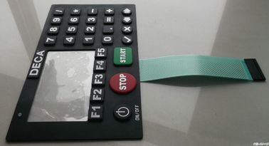 Silikonkautschuk-Membranschalter-Tastatur-Metallhaube mit der Prägung von 1500 V DC